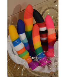 Gode ventouse 3 couleurs - DO-003-L-OWP